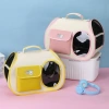 Cross-border best-selling cat bags, fashionable and breathable square cat backpacks, dropshipping, foldable portable pet bags for going out wholesale Specification image